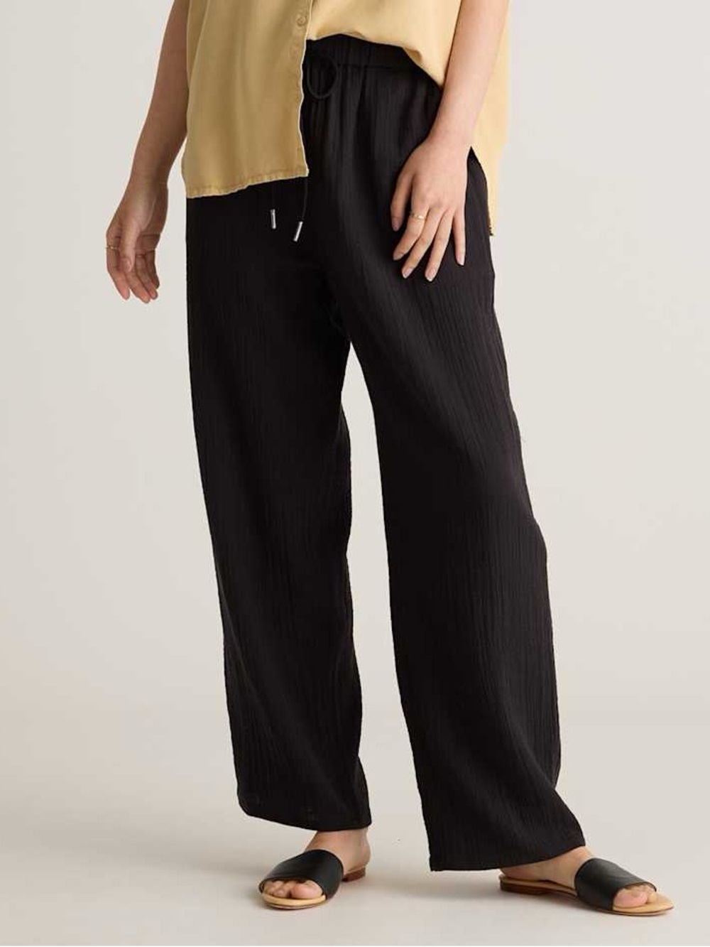 Quince Drawstring Linen Pull on Pants